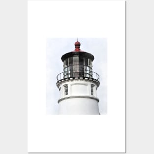 Umpqua Lighthouse Watercolor Posters and Art